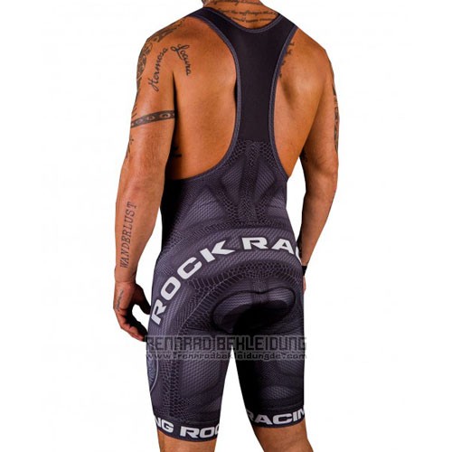 2016 Fahrradbekleidung Rock Racing Wei und Braun Trikot Kurzarm und Tragerhose